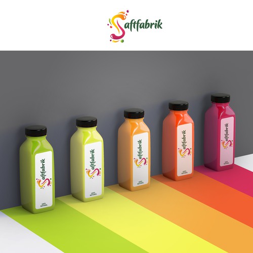 Juice bar design with the title 'JUICE LOGO'