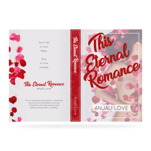 Sexy book cover with the title 'This Eternal Romance'