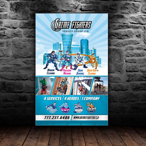 Industrial design with the title 'Flyer/Poster Design'