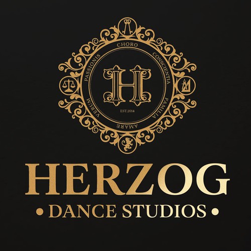 California logo with the title 'Create a luxury logo for Herzog Dance Studios'