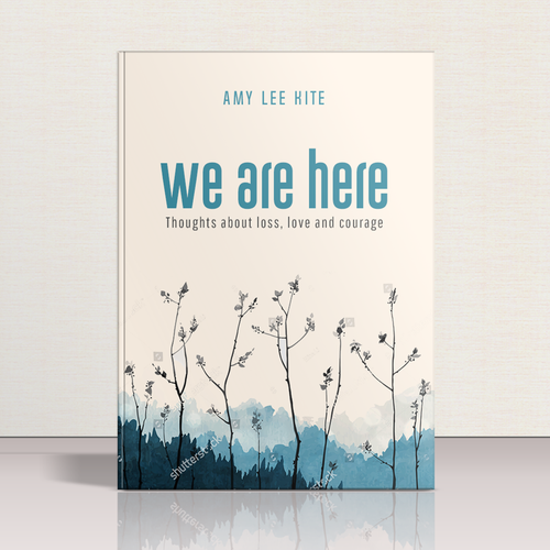 Peaceful design with the title 'We Are Here'