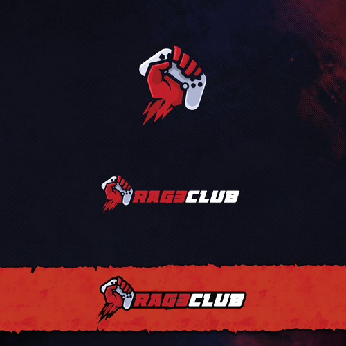 Streaming design with the title 'Rag3 club channel branding'