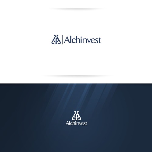 Lab design with the title 'Alchinvest Logo'