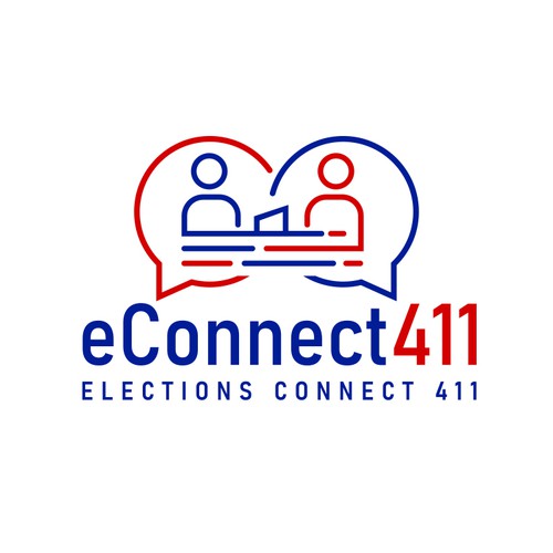 United states air force logo with the title 'Modern logo for government administrators.'