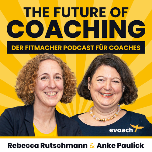 Yellow design with the title 'The Future Of Coaching'