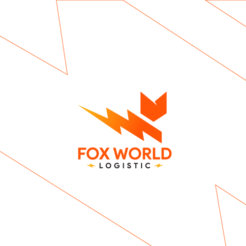 Orange and black logo with the title 'Fox World Logistic'