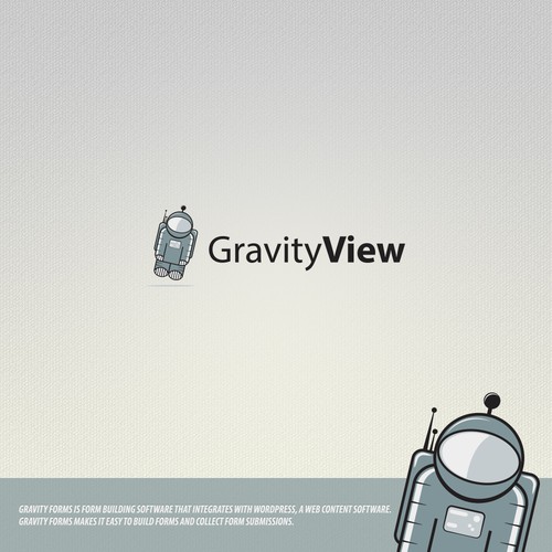Software design with the title 'Design a Modern & Bold Logo for GravityView - lots of cool design possibilities!'