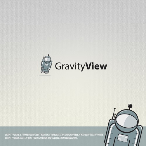 Developer logo with the title 'Design a Modern & Bold Logo for GravityView - lots of cool design possibilities!'