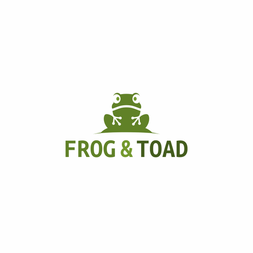 Frog logo with the title 'FROG AND TOAD'