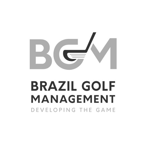 Sport club logo with the title 'Brazil Golf Management Logo'