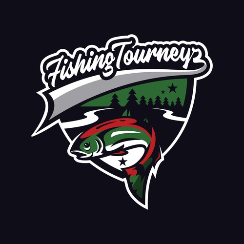 Fish logo with the title 'Fishing Tourneyz'