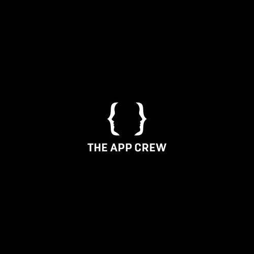 Program design with the title 'Creative logo design for The App Crew'