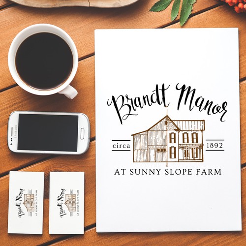 Rural logo with the title 'Entry for Brandt Manor'