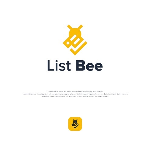 List design with the title 'List Bee'