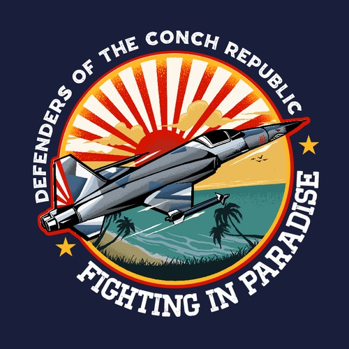 Landscaping t-shirt with the title 'Navy sqaudron t- shirt design in Key West'