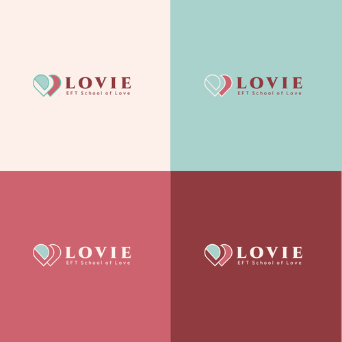 Serious logo with the title 'Bold logo concept for School of Love'