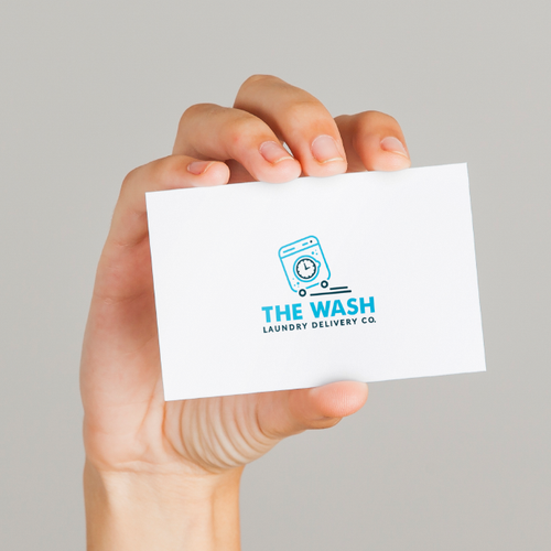 Laundry design with the title 'The Wash Laundry'