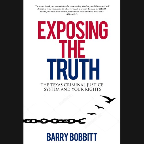 Criminal design with the title 'Exposing the Truth'