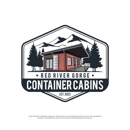 Container logo with the title 'Container Cabins'