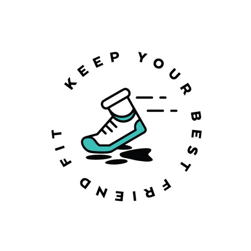 Exercise logo with the title 'Keep Your Best Friend Fit'