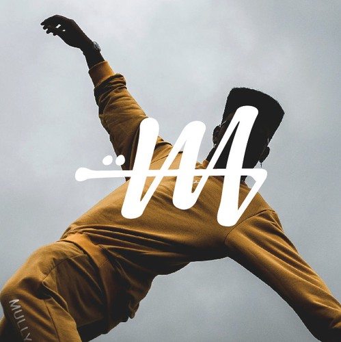 Graffiti logo with the title 'brandmark for professional barber'