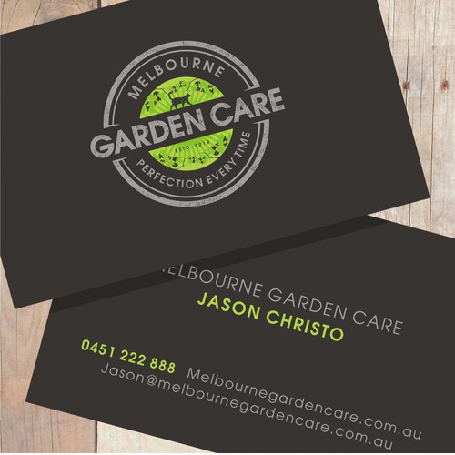 Garden design with the title 'Create a modern logo for a gardening company'
