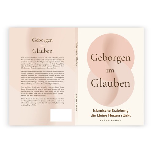 Minimal book cover with the title 'Book cover'