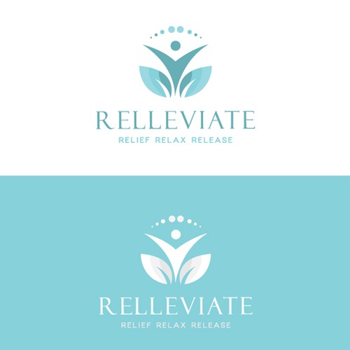 Entrepreneur logo with the title 'Flat Minimalist design'