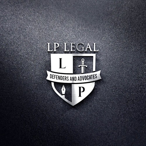 Legal design with the title 'LP Legal Logo'