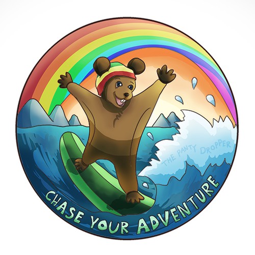 Circle artwork with the title 'Flying Squirrel'