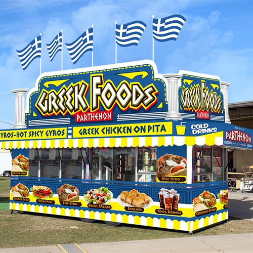 Decal design with the title ' GUARANTEED: Carnival Trailer Wrap needs WRAP designed by YOU!'