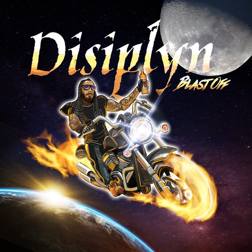 Rap design with the title 'Album Cover for Rap Artist'