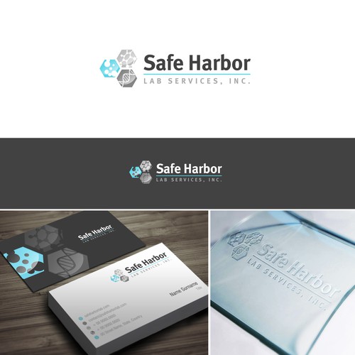 Chemistry design with the title 'Bold logo for laboratory'