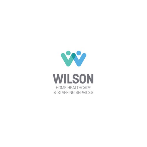 Figure logo with the title 'Concept for Wilson Home Healthcare & Staffing Services'