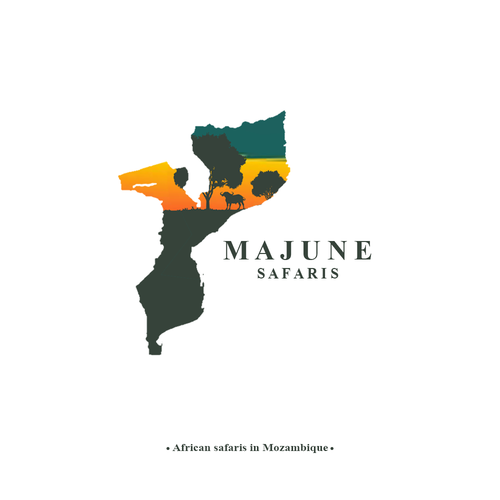 Safari logo with the title 'Majune Safaris - Logo Design'