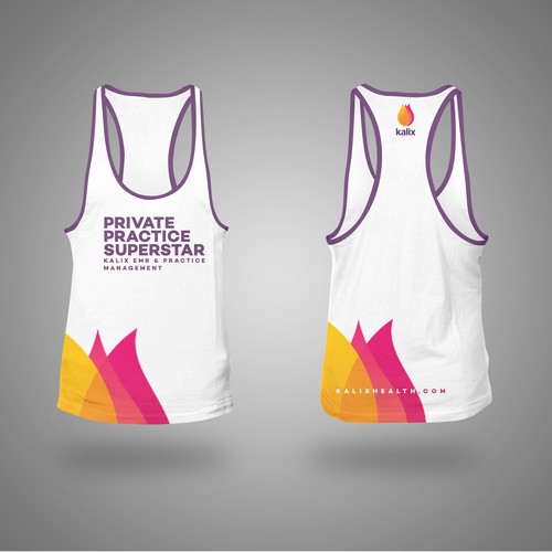 Health t-shirt with the title 'Top Tank Design for Kalix'