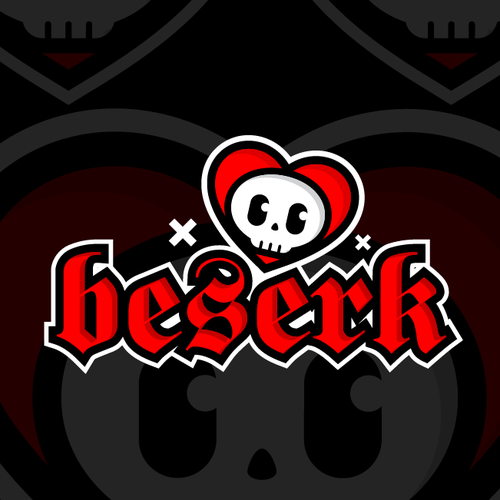 Outlet logo with the title 'Beserk logo concept.'