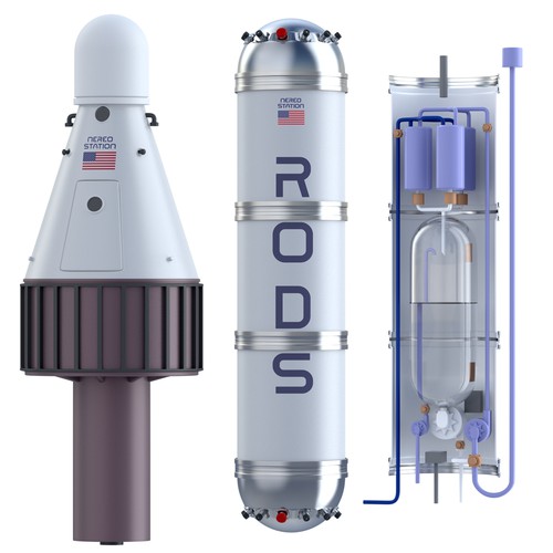 Visualization artwork with the title 'Deep Sea Module'