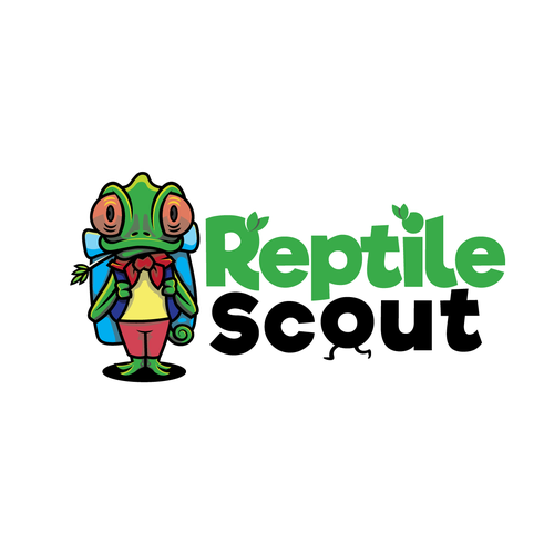 Reptile logo with the title 'Reptile Mascot Logo Needed for a Reptile Website'