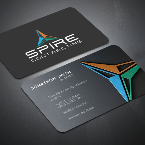 Engineering brand with the title 'Spire contracting'
