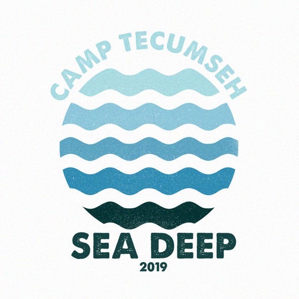 Water t-shirt with the title 'Sea Deep Camp'