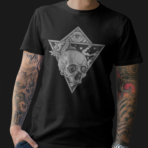 Geometric t-shirt with the title 'Illuminati illustration for t shirt'