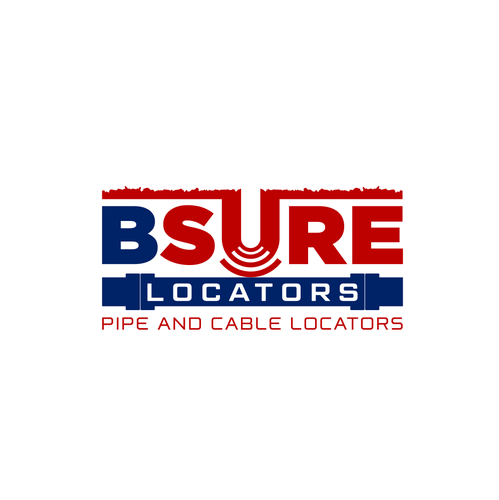 Pipe logo with the title 'Literal and clear logo for pipe construction'