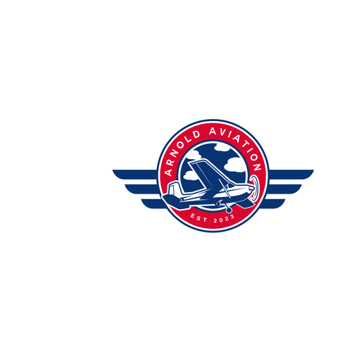 Aviation logo with the title 'Arnold Aviation'