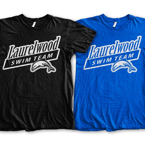 Swim design with the title 'Swim Team T-Shirt! Something cool and hip for everyone to wear!'