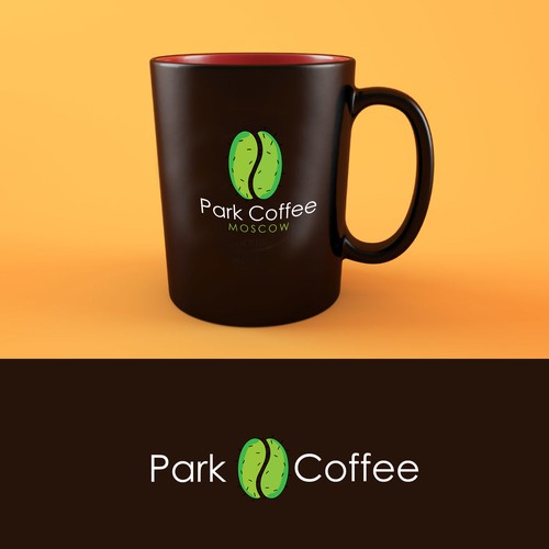 Snacks design with the title 'A breezy logo for coffee shop'