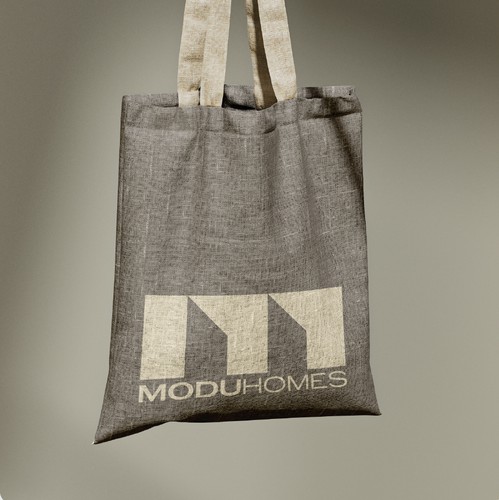 Modular design with the title 'Logo for a Construction & Modular Housing Company.'