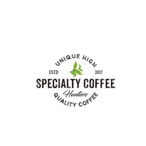 Sketchbook logo with the title 'Specialty Coffee Hunters'
