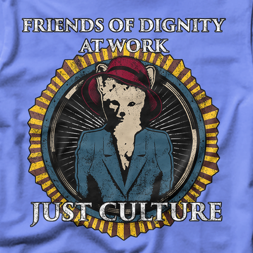 Abstract t-shirt with the title 'Office shirt'