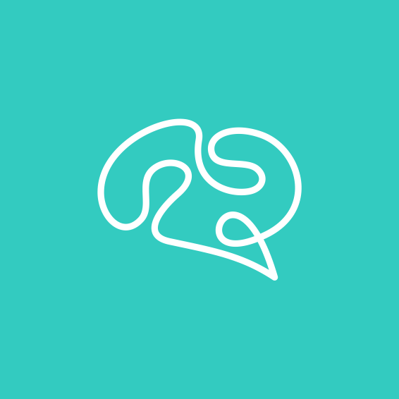 Psychology design with the title 'abstract brain'